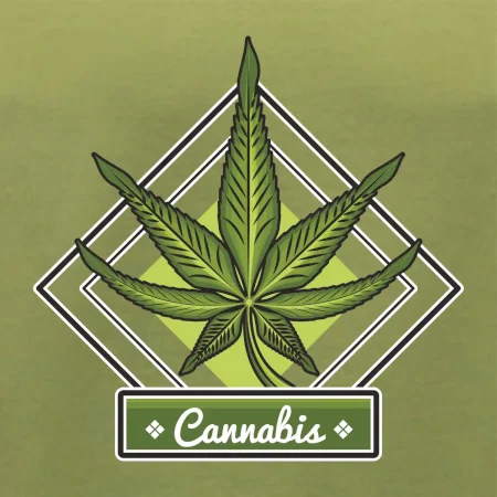 Cannabis list kosoštvorec