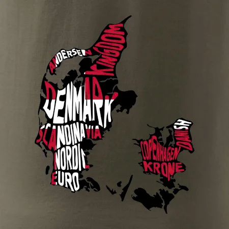 Mapy - názvy miest - Dánsko