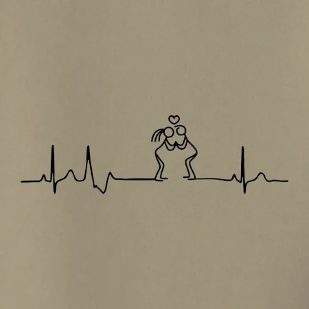 EKG zamilovaný pár
