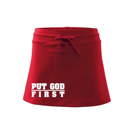 Put God first hrubý nápis
