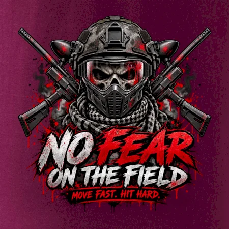 Lebka bojovníka – No Fear paintball