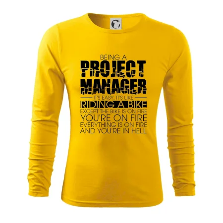 Being A Project Manager - bike
