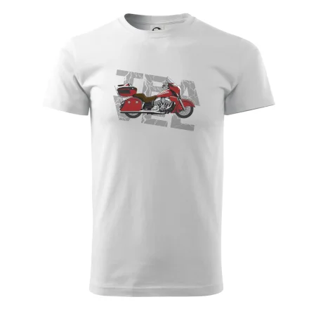 Cestovná motorka Amerika červená