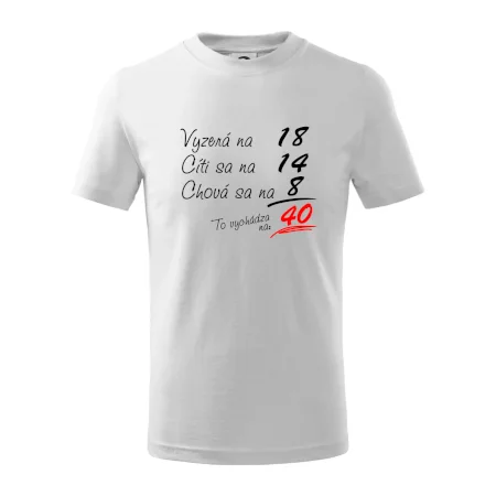 Vyzerá, cíti sa, chová sa - 40 rokov