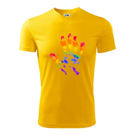 LGBT hand print
