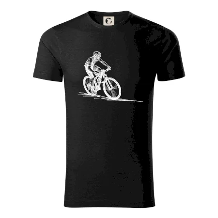 MTB kreslený cyklista