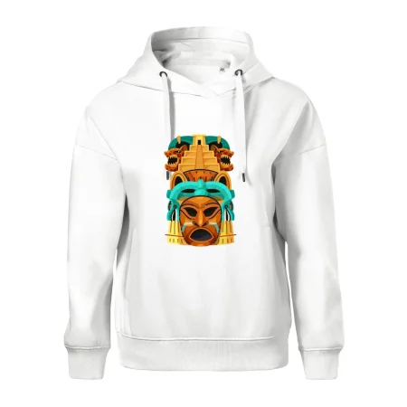 Mayová maska s pyramídou