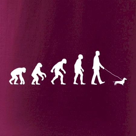 Jazvečík Evolúcia muž