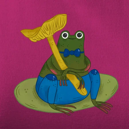 Žaba s hubou (studio-arte.cz)