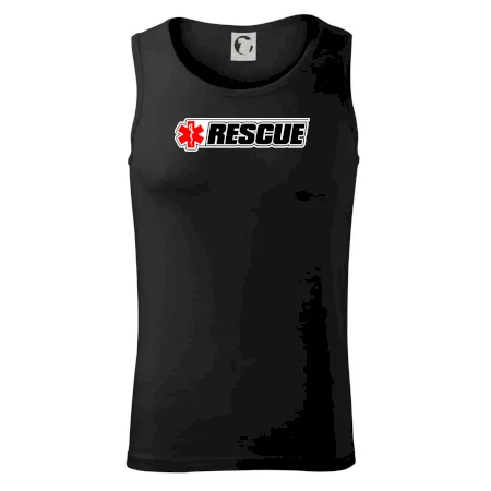 Záchranár rescue kríž červený