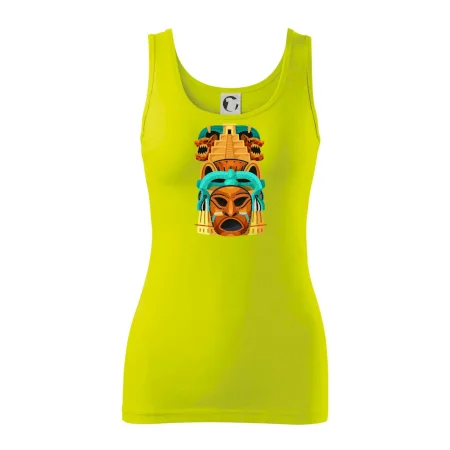 Mayová maska s pyramídou