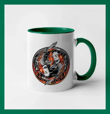 Yin & Yang Koi kapor - oranžový