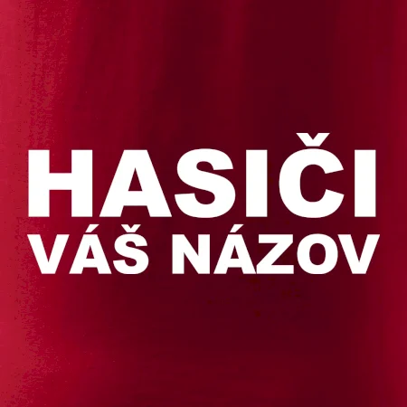 Hasiči nápis (názov zboru - vlastný nápis)