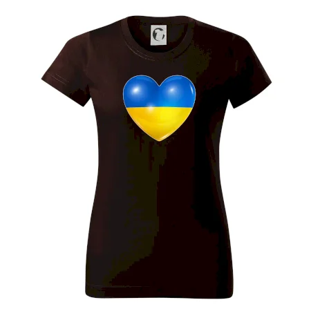 Ukrajina srdce vlajka