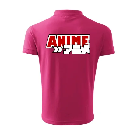 Anime nápis červený