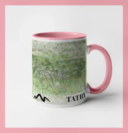 Hrnček mapa Tatry