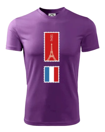Paríž známka farebná