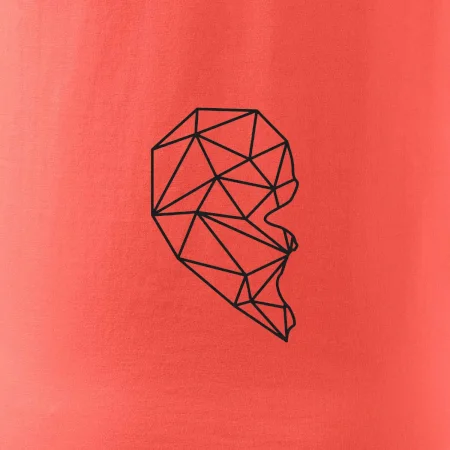 Párový motív srdca geometrie - ONA