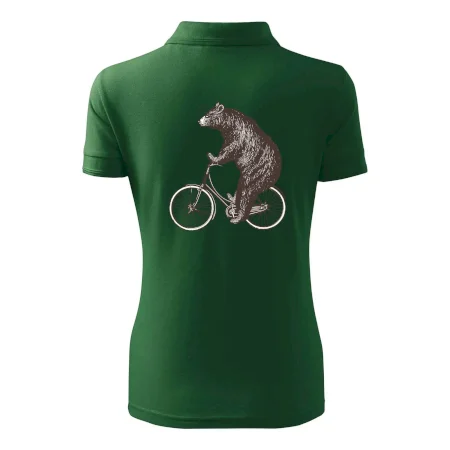 Medveď na bicykli