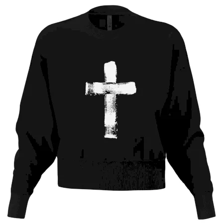 Jesus kríž štetcom