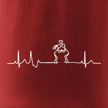 EKG zamilovaný pár