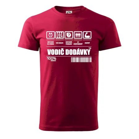 Čiarový kód - Vodič dodávky