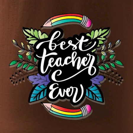 Farebné ceruzky best teacher ever