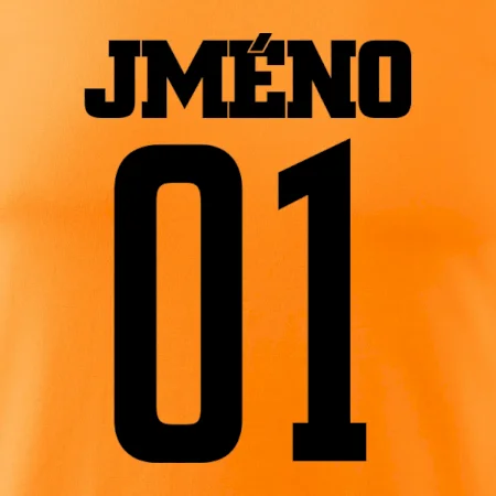 Florbalový dres - vlastné meno a číslo
