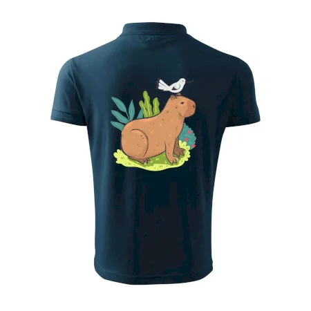 Kapybara a vtáčik