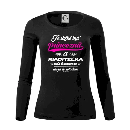 Je ťažké byť princezná riaditeľka