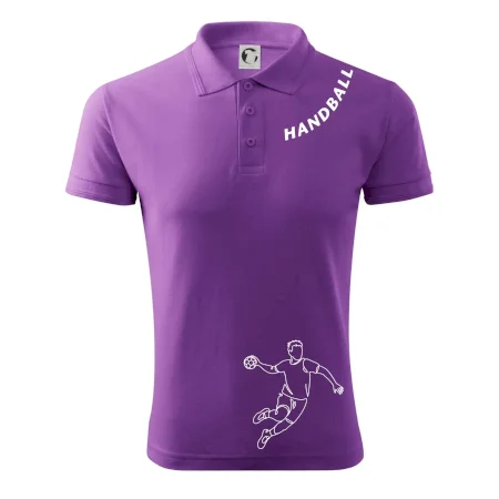 Handball nápis šikmo