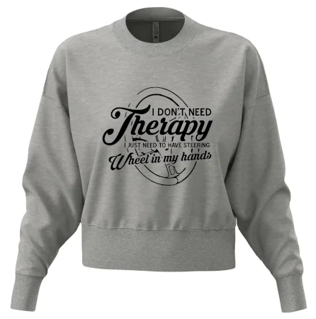 Okrúhly nápis -  I don't need therapy wheel in my hands