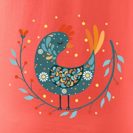 Folklór - sliepky s margarétkami