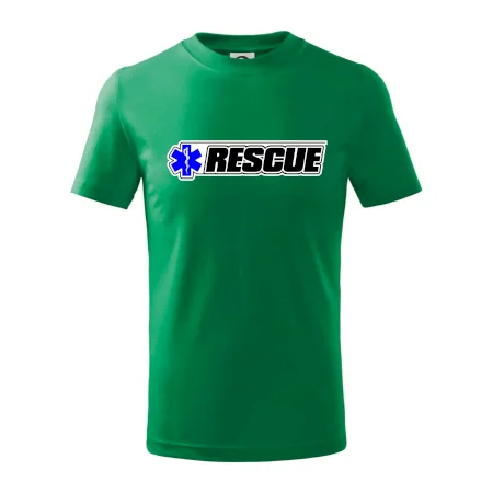 Záchranár rescue kríž modrý
