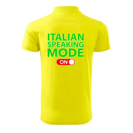 Italian speaking mode - ON