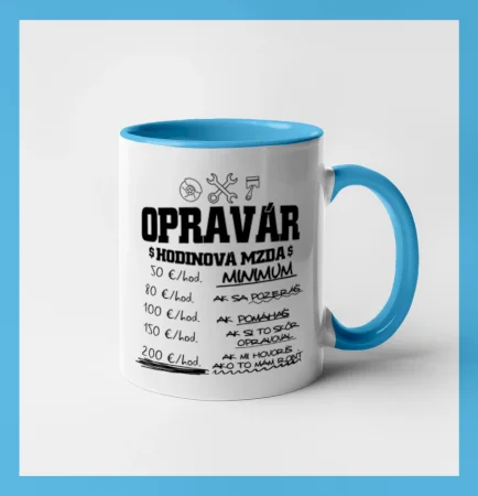 Hodinová mzda - opravár