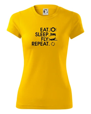 Eat sleep fly repeat