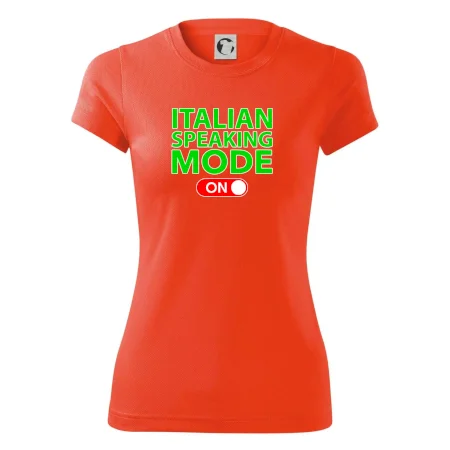 Italian speaking mode - ON