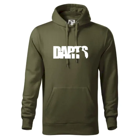 Darts - nápis so šípkarom