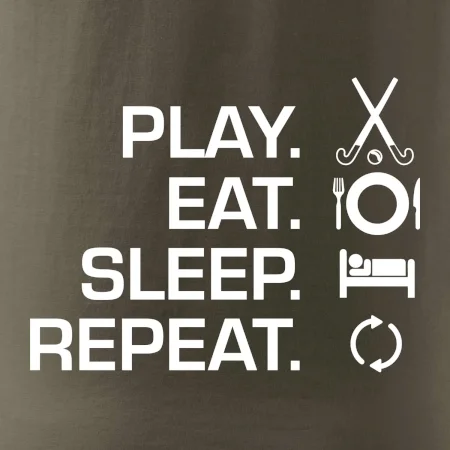 Play eat sleep repeat pozemný hokej