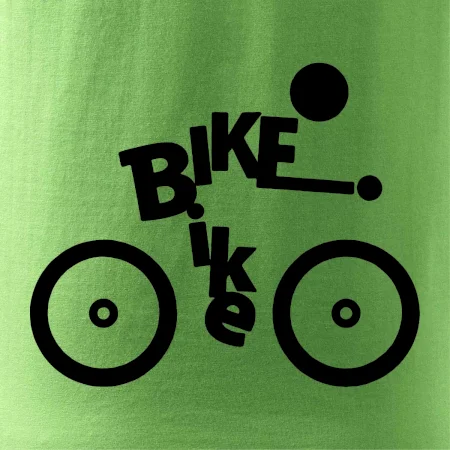 Bike nápis postava