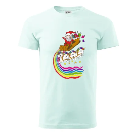 Santa a jednorožce (Pecka design)