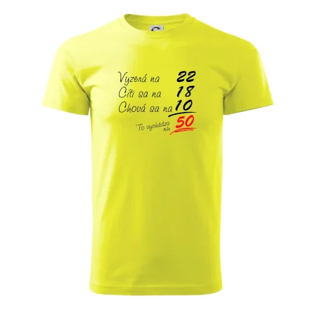 Vyzerá, cíti sa, chová sa - 50 rokov