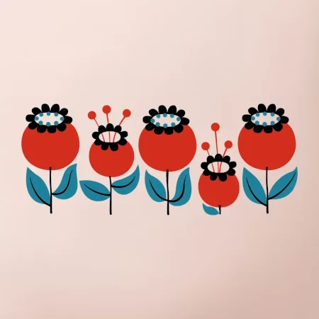 Retro hrnček - mak