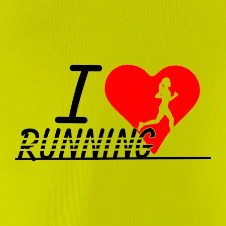 I love running dievča