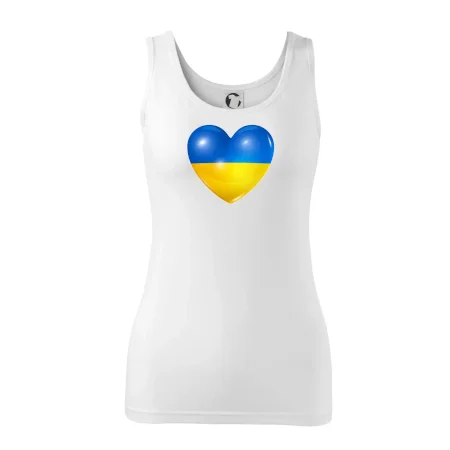 Ukrajina srdce vlajka