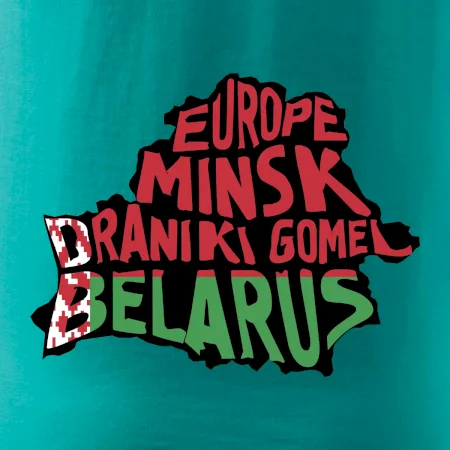 Mapy - názvy měst - Bělorusko