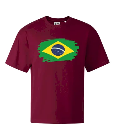 Brazília vlajka štetkou