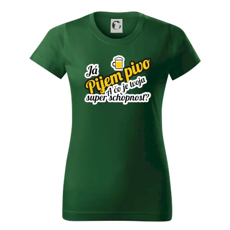 Pijem pivo - tvoja super schopnosť - šikmý