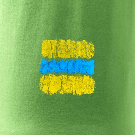 Turistická Cyklo značka - žlto modrá